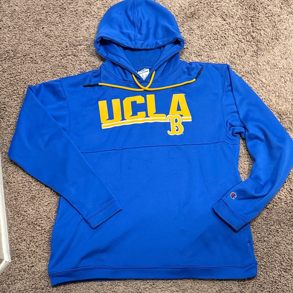 Champion Blue and Yellow UCLA Men's Hoodie